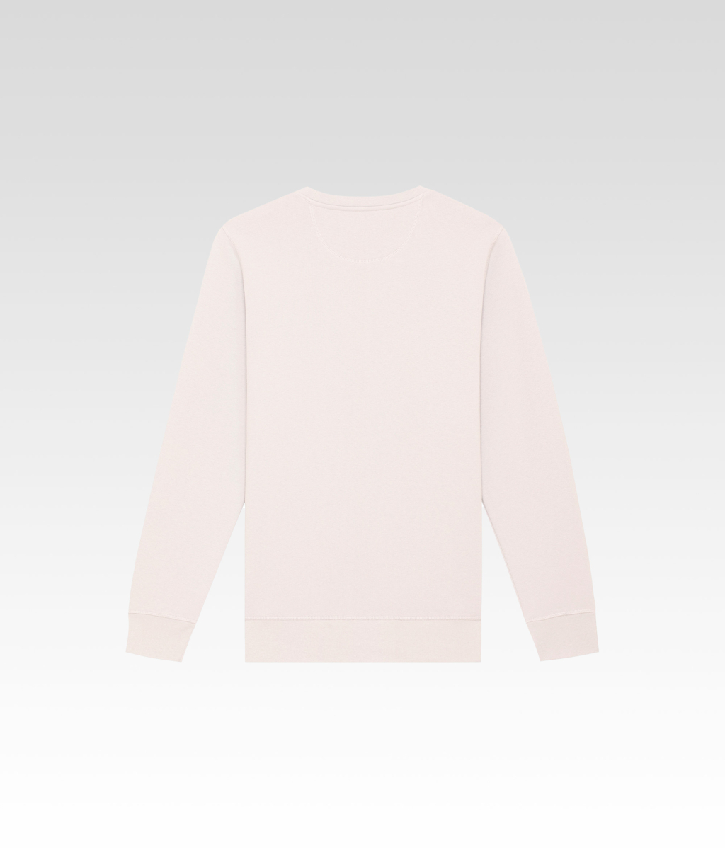 Le Pull Col Rond Beige dos