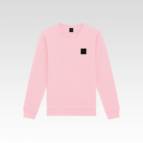 Le Pull Col Rond Rose avant