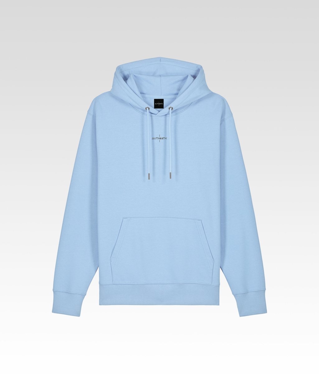 Le Sweatshirt à Capuche Authentic Icon Bleu avant