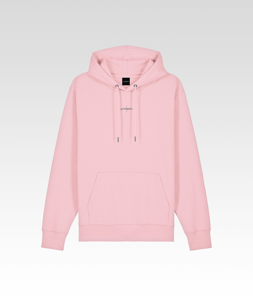 Le Sweatshirt à Capuche Authentic Icon Rose blanc