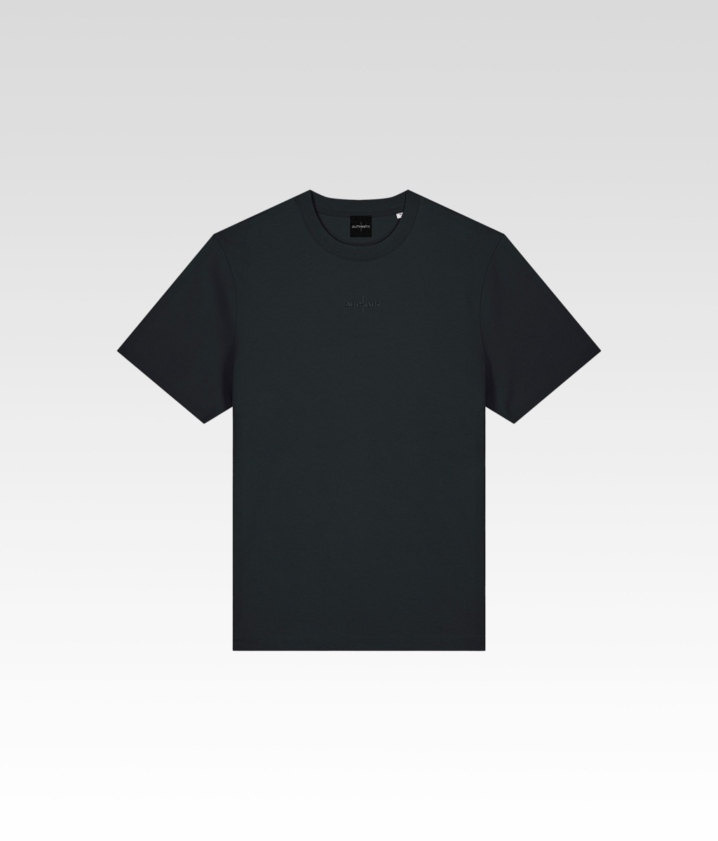 T Shirt Authentic Icon Noir avant