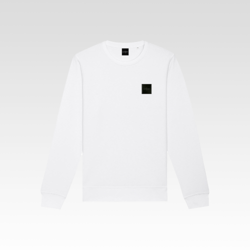 Le Pull Col Rond Blanc avant