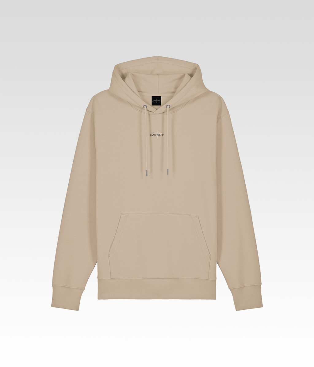 Le Sweatshirt à Capuche Authentic Icon Beige avant