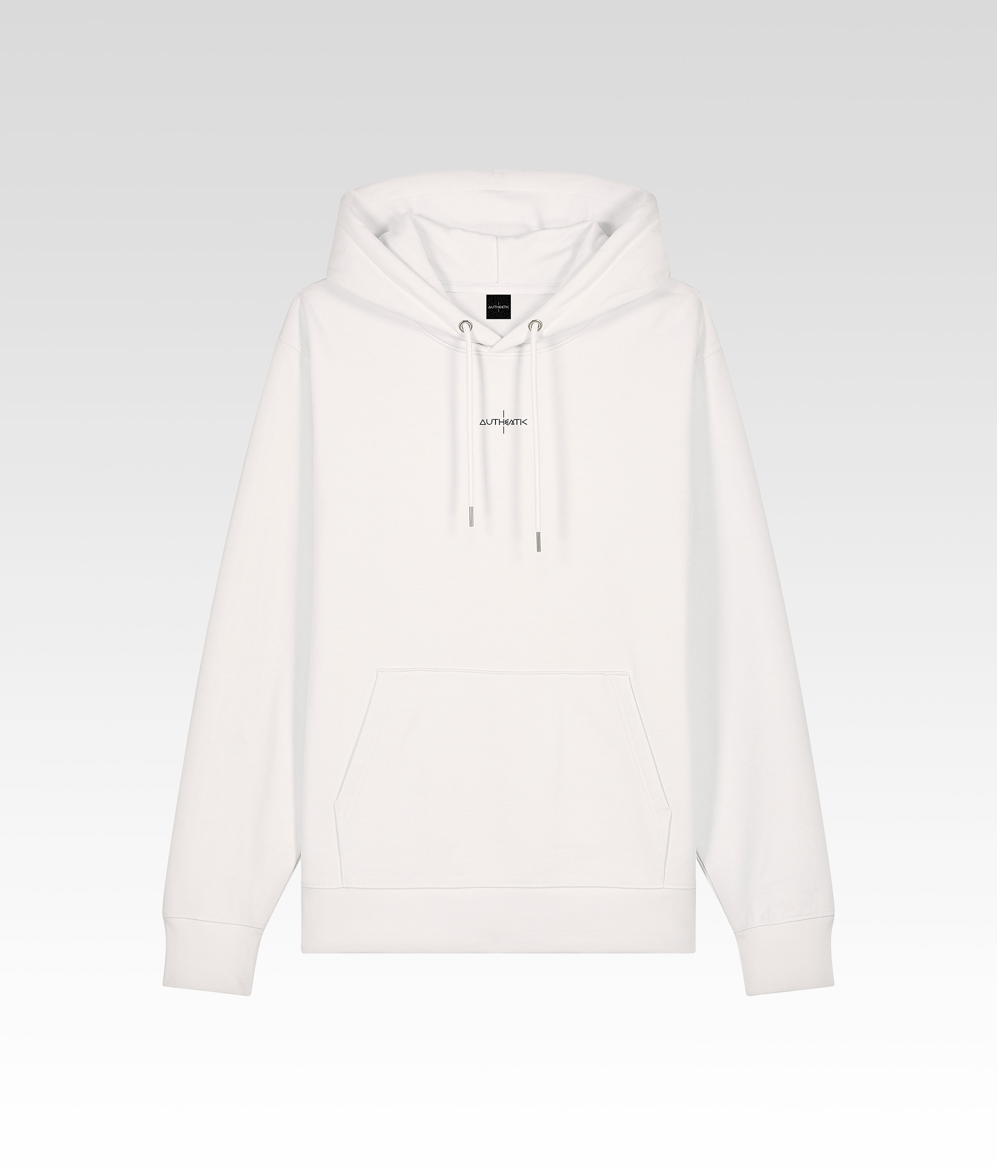 Le Sweatshirt à Capuche Authentic Icon Blanc avant