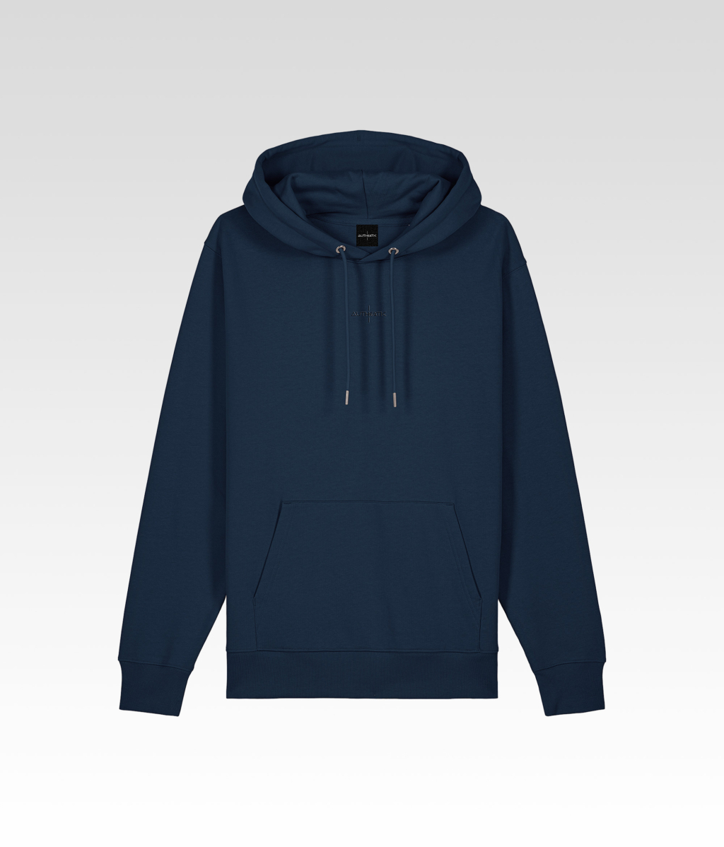 Le Sweatshirt à Capuche Authentic Icon Marine avant