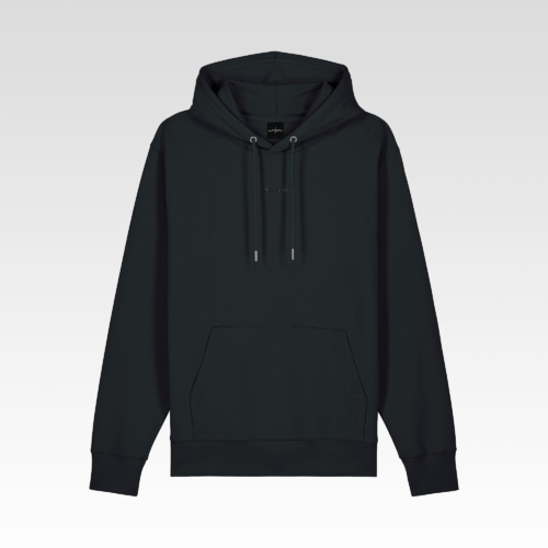 Le Sweatshirt à Capuche Authentic Icon Noir avant