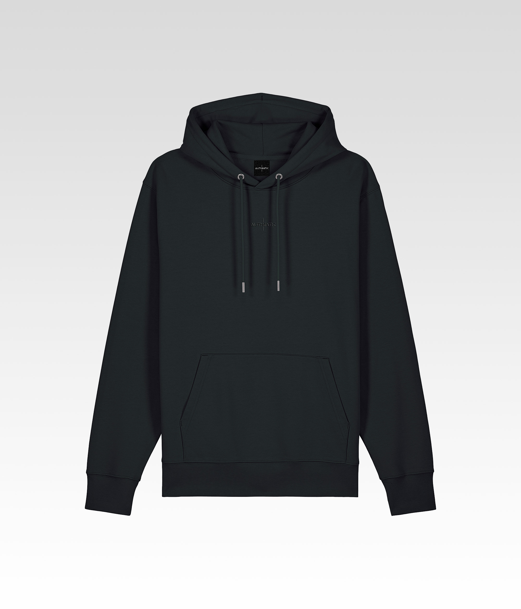 Le Sweatshirt à Capuche Authentic Icon Noir avant