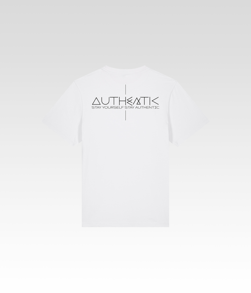 T Shirt Authentic Blanc dos