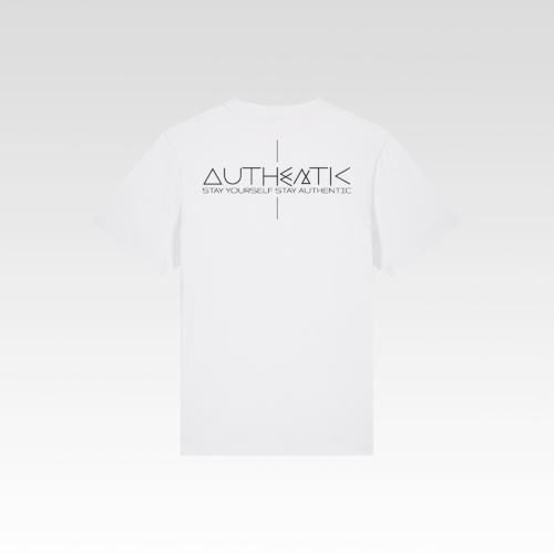 T Shirt Authentic Blanc dos