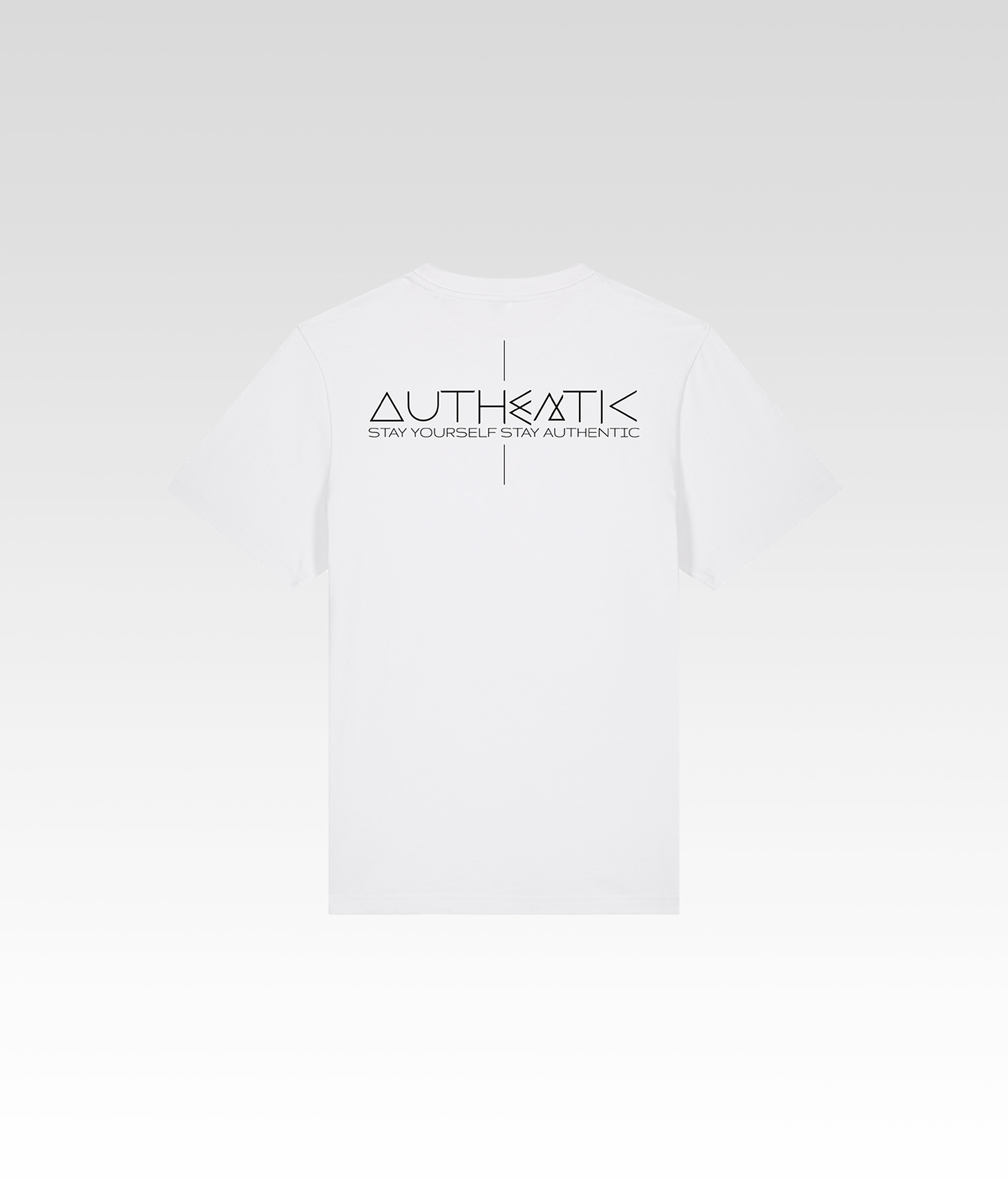 T Shirt Authentic Blanc dos