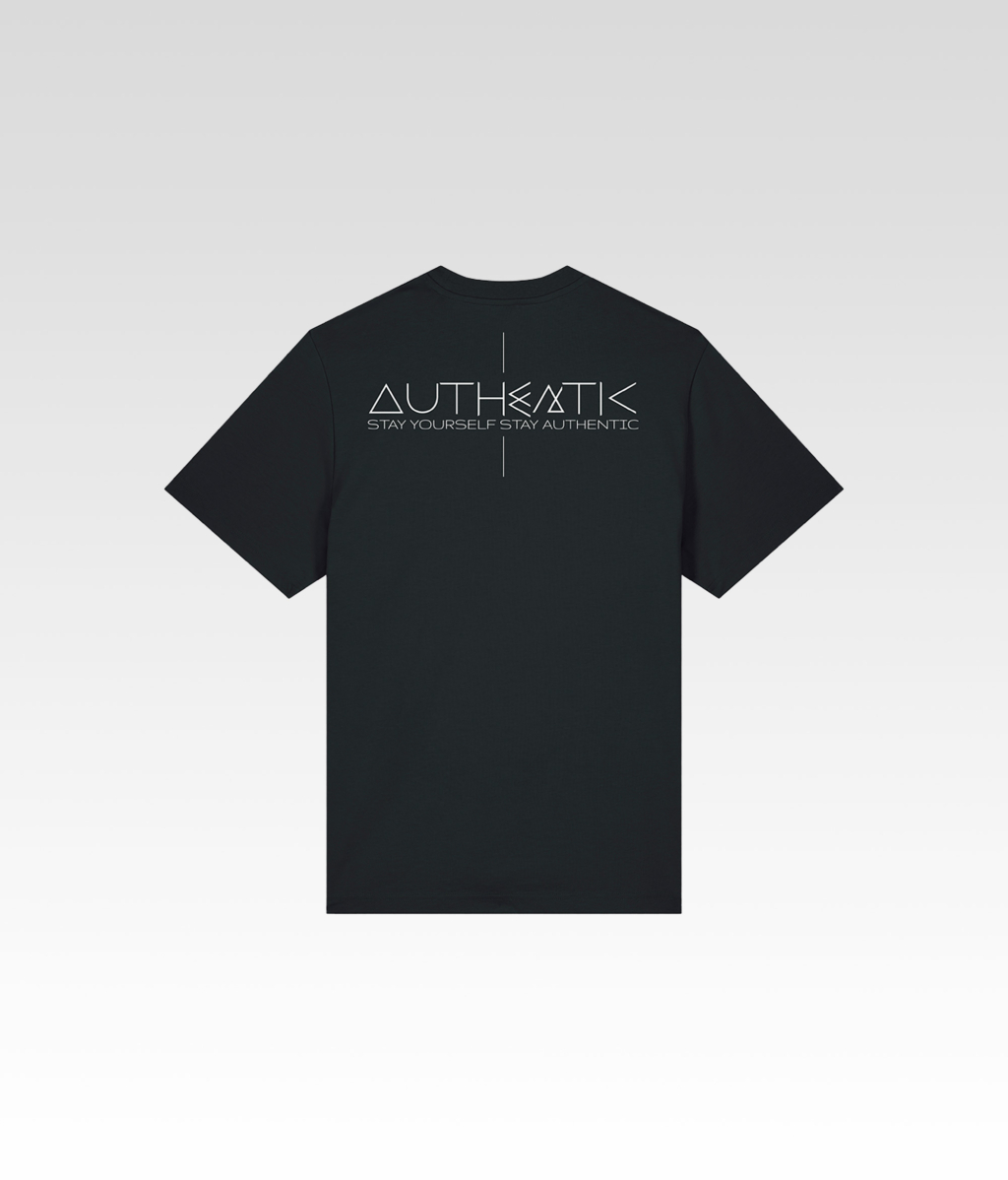 T Shirt Authentic Noir dos