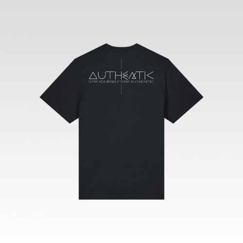 T Shirt Authentic Noir dos
