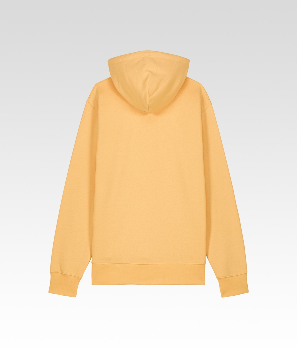 Le Sweatshirt a Capuche Orange arriere