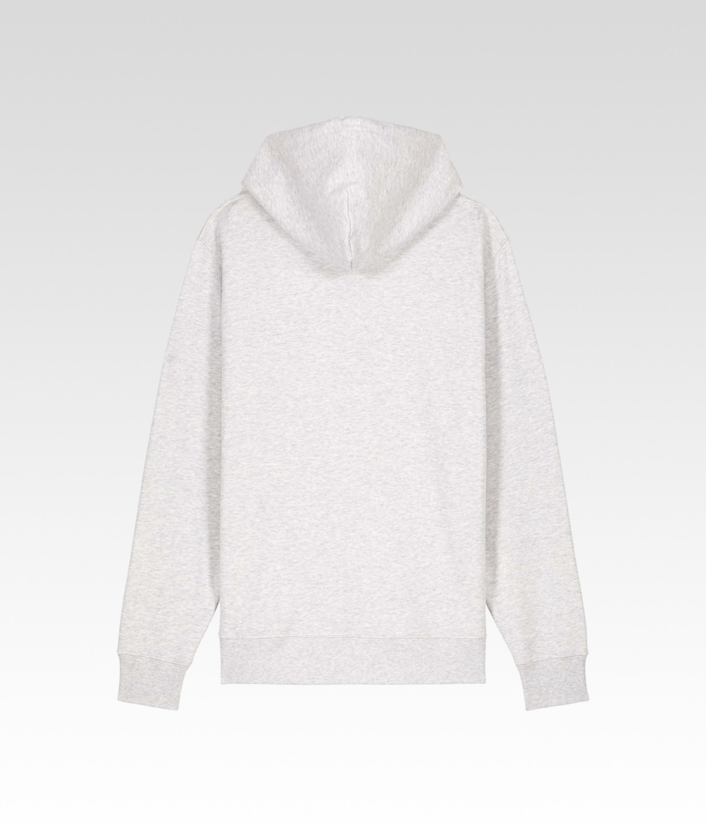 Sweatshirt a Capuche Authentic Icon gris frais arrière