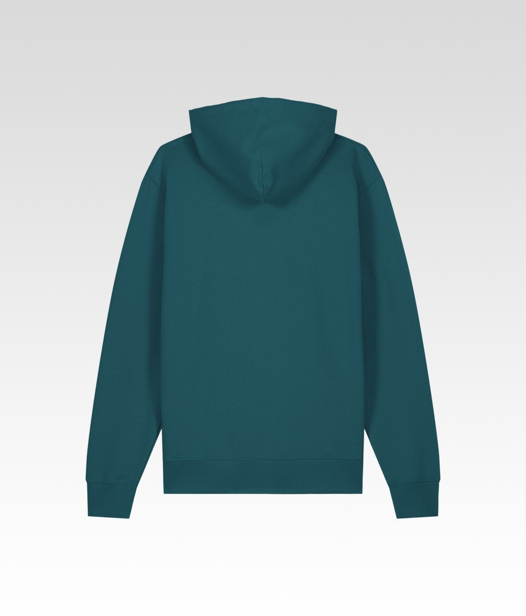 Sweatshirt a Capuche Authentic Icon vert d eau foncé arrière