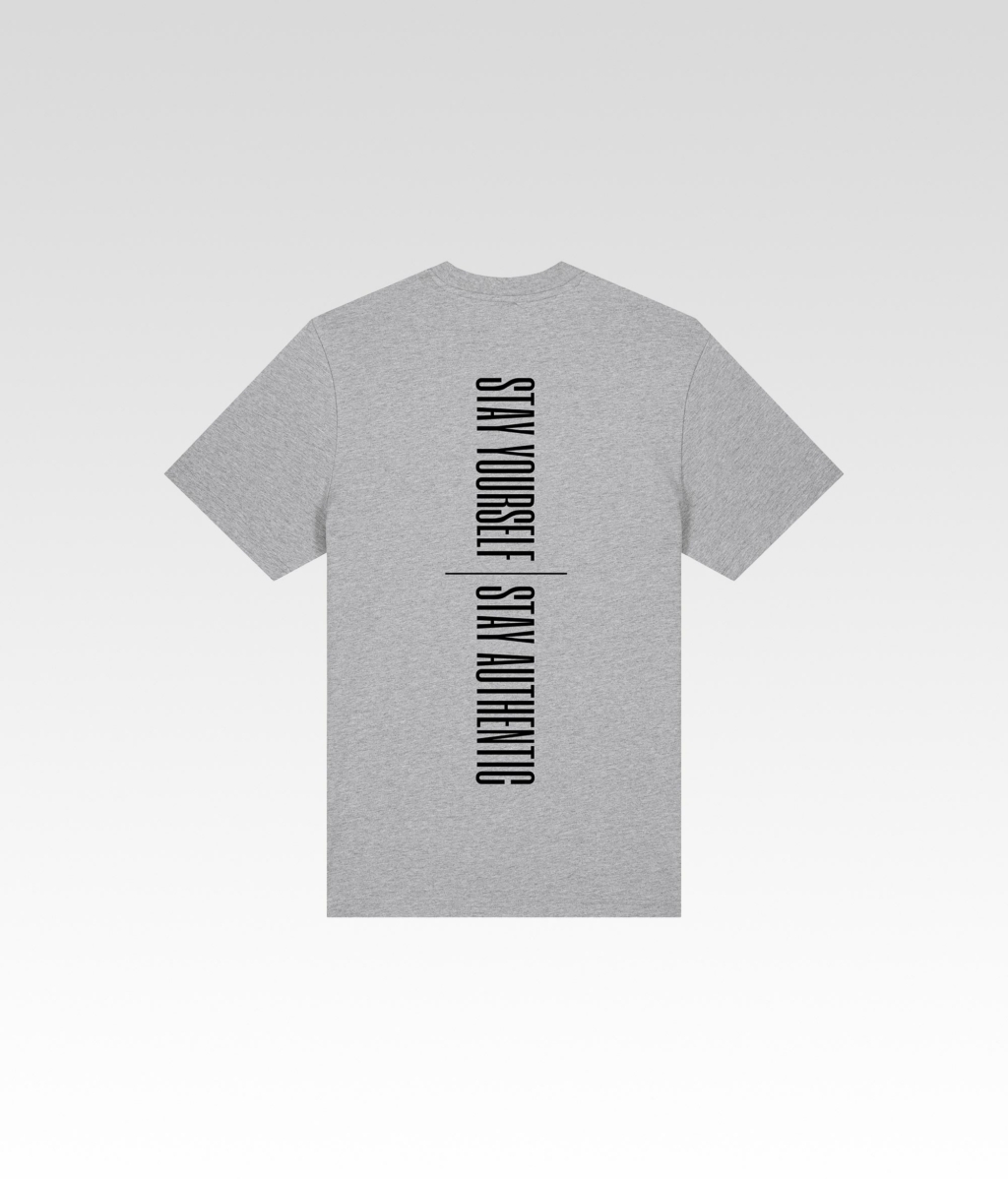 T shirt Authentic SYSA gris frais noir arriere
