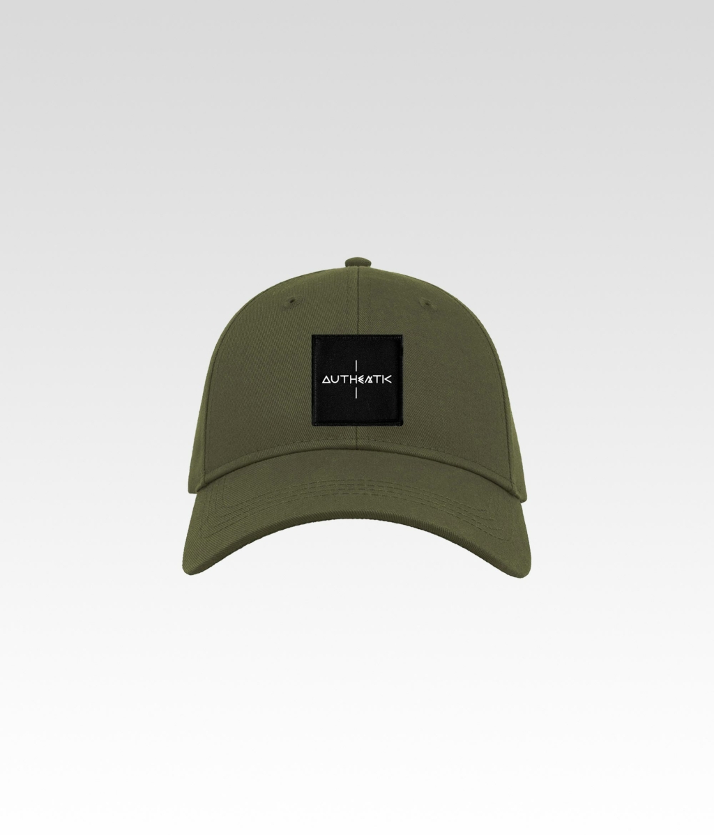 casquette authentic icon olive avant