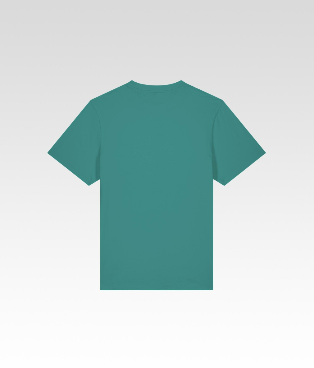 t shirt Authentic Icon poitrine turquoise arriere