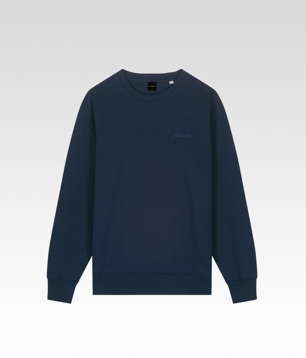 le pull signature dark navy avant