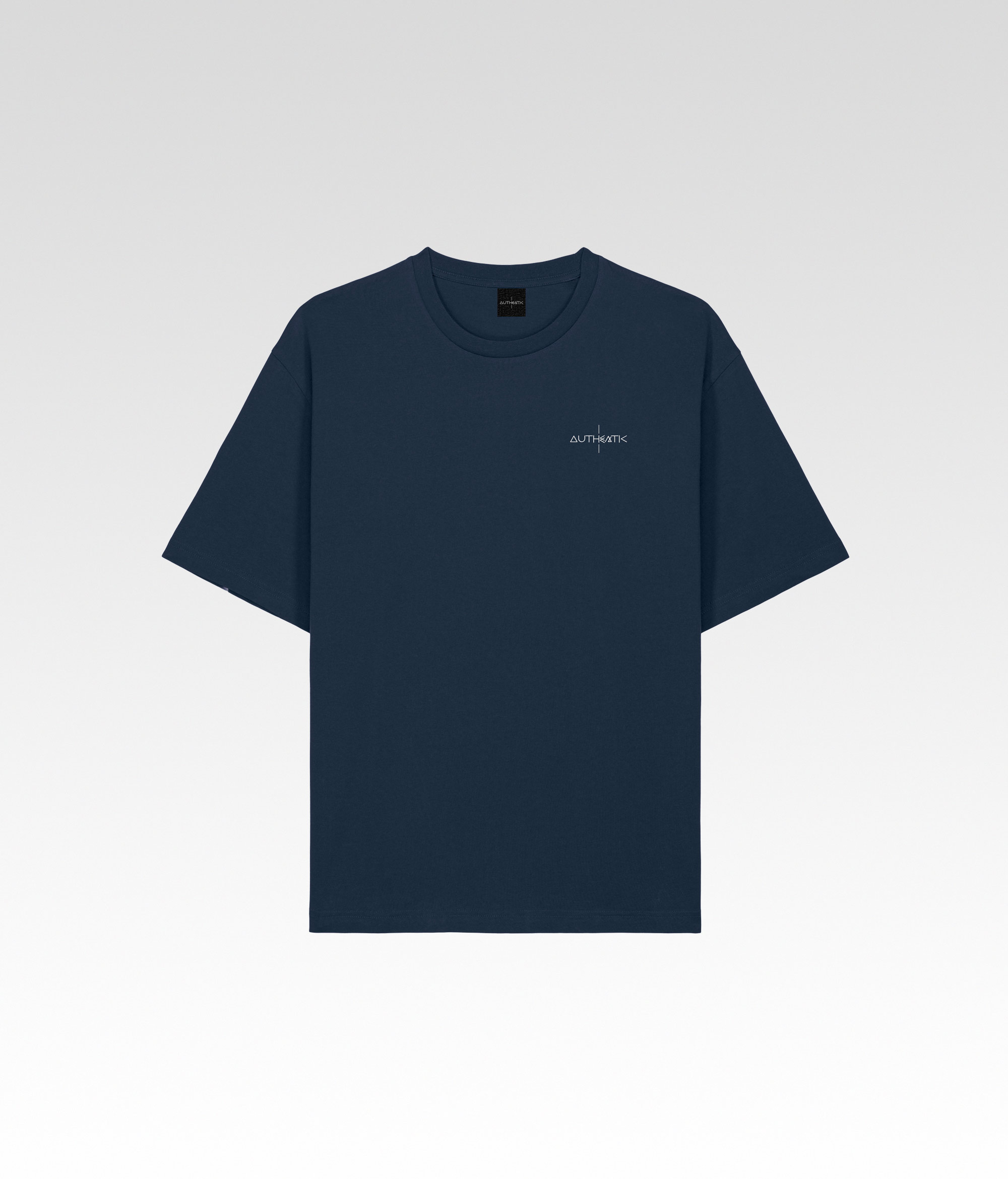 t shirt monaco bleu minuit avant